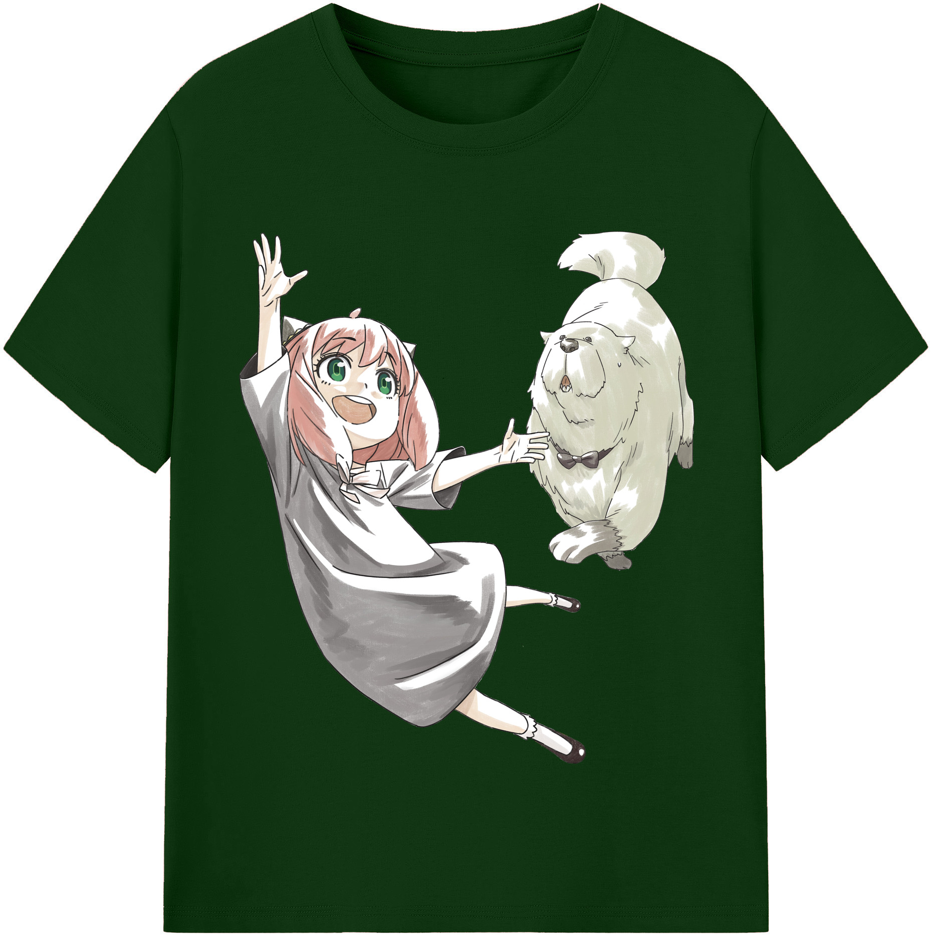 （画像用） SPY×FAMILY间谍家家酒 綿100％半袖Tシャツ（フロントプリント）